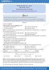 Đề thi giữa kì 1 Hóa 10 Kết nối tri thức - Đề số 6